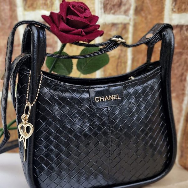 کیف چرم چنل مشکی - مانتو پاتریس رشت