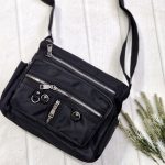 کیف دوشی 5 زیپ برزنتی - مانتو پاتریس رشت