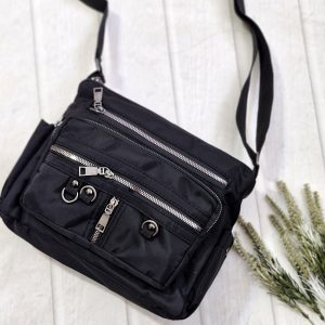 کیف دوشی 5 زیپ برزنتی - مانتو پاتریس رشت