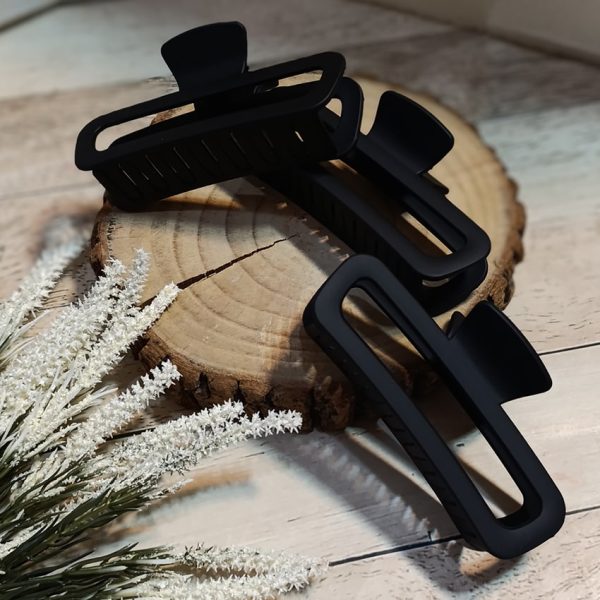 کلیپس ساده بزرگ مشکی - مانتو پاتریس رشت