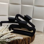 کلیپس ساده بزرگ مشکی - مانتو پاتریس رشت