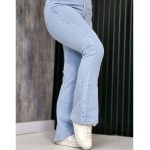 شلوار دمپا جین آبی روشن - مانتو پاتریس رشت