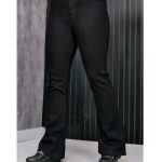 شلوار دمپا مشکی جین کشی - مانتو پاتریس رشت