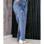 شلوار فول بگ آبی - مانتو پاتریس رشت