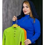 بلوز آستین بلند دکمه - مانتو پاتریس رشت