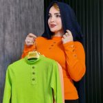 بلوز آستین بلند دکمه - مانتو پاتریس رشت