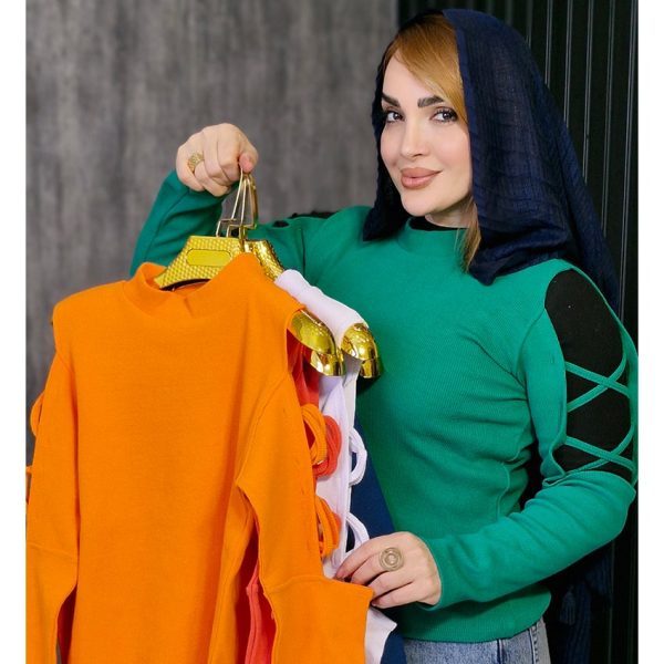 بلوز آستین ضربدری - مانتو پاتریس رشت