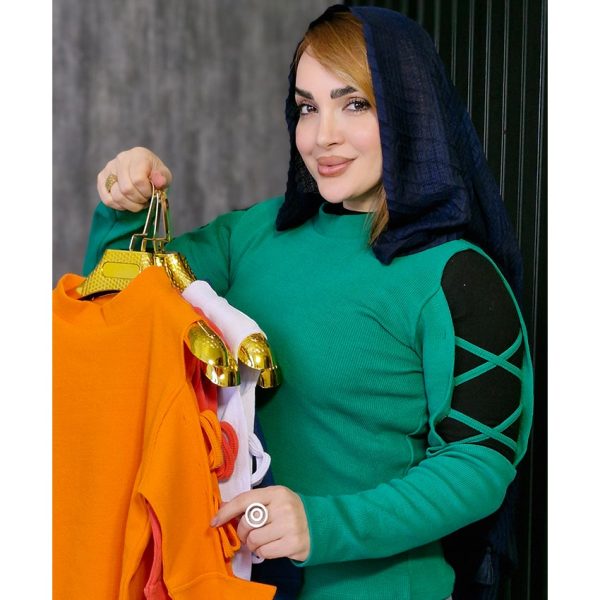 بلوز آستین ضربدری - مانتو پاتریس رشت