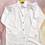 شومیز سفید ساتن - مانتو پاتریس رشت