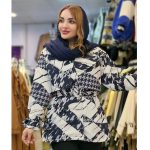 بارانی طرحدار داخل آستر دار - مانتو پاتریس رشت