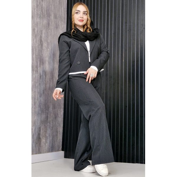 کت کراپ و شلوار دیپلمات 4510019 - Image 1