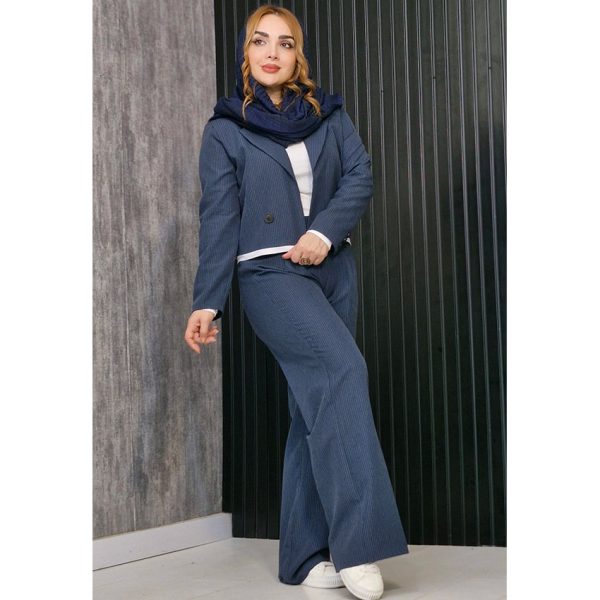 کت کراپ و شلوار دیپلمات 4510019 - Image 7