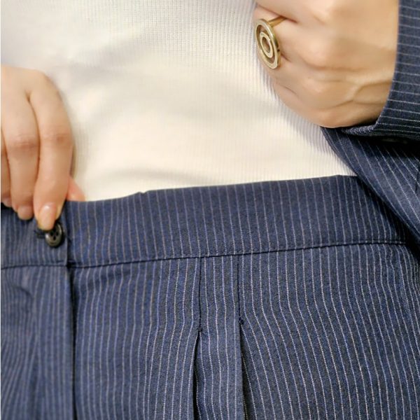 کت کراپ و شلوار دیپلمات 4510019 - Image 8