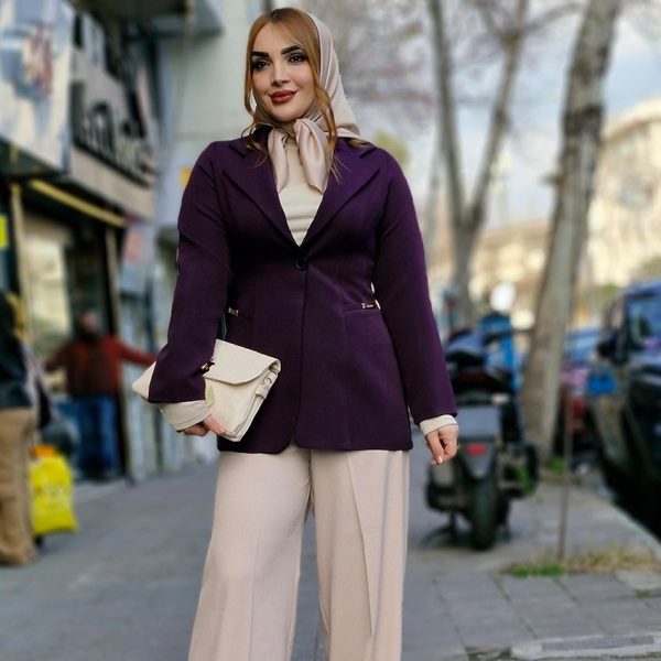 کت مازراتی تک دکمه - مانتو پاتریس رشت