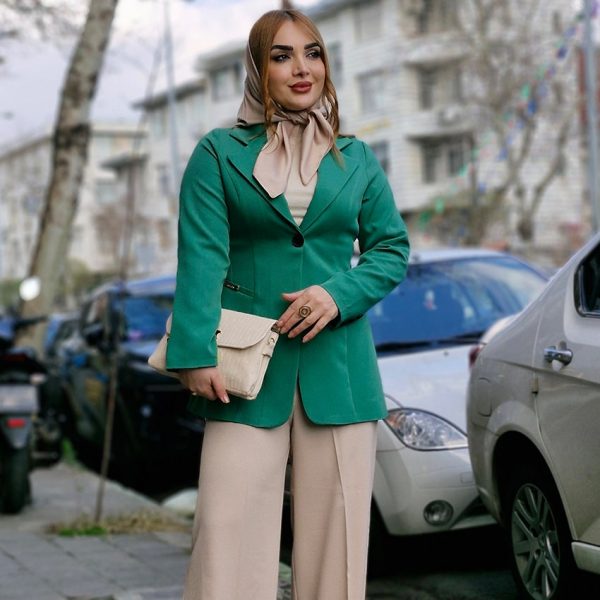 کت مازراتی تک دکمه - مانتو پاتریس رشت