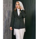 کت مازراتی سجاف تک رنگ - مانتو پاتریس رشت