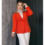 کت مازراتی سجاف تک رنگ - مانتو پاتریس رشت