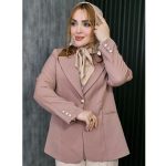 مانتو کتی دکمه طلایی - مانتو پاتریس رشت