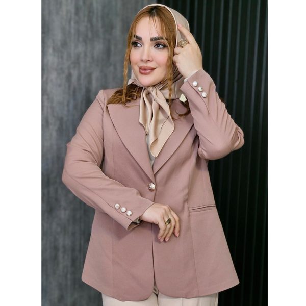 مانتو کتی دکمه طلایی - مانتو پاتریس رشت