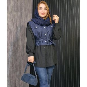 دو تیکه جین پوپلین - مانتو پاتریس رشت