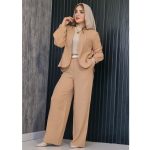 ست مانتو شلوار لینن پفکی - مانتو پاتریس رشت