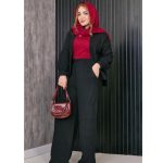 ست مانتو شلوار لینن پفکی - مانتو پاتریس رشت