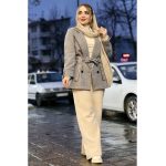 پالتو فوتر جناقی آستر دار - مانتو پاتریس رشت