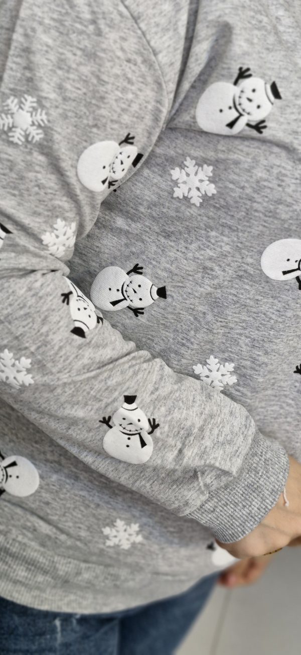 بلوز ملانژ آدم برفی - مانتو پاتریس رشت