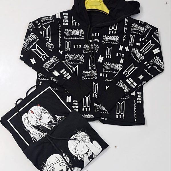 کراپ کلاهدار چاپی - مانتو پاتریس رشت