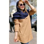 شومیز کراش سه دکمه - مانتو پاتریس رشت