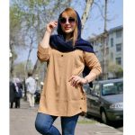 شومیز کراش سه دکمه - مانتو پاتریس رشت