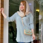 شومیز کراش سه دکمه - مانتو پاتریس رشت