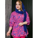 مانتو گلدار نخی