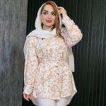 مانتو گلدار نخی