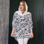 مانتو گلدار نخی