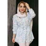 مانتو گلدار نخی