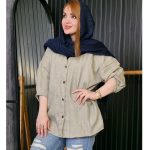 مانتو کراش یقه باز - مانتو پاتریس رشت