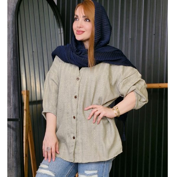 مانتو کراش یقه باز - مانتو پاتریس رشت