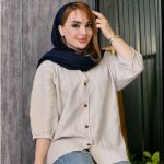 مانتو کراش یقه باز - مانتو پاتریس رشت