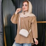 مانتو جیب پاکتی لینن