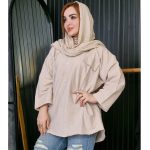 مانتو جیب پاکتی لینن