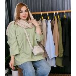 مانتو جیب پاکتی لینن