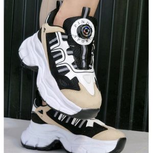 کتونی مشکی کرم دیسکی - مانتو پاتریس رشت