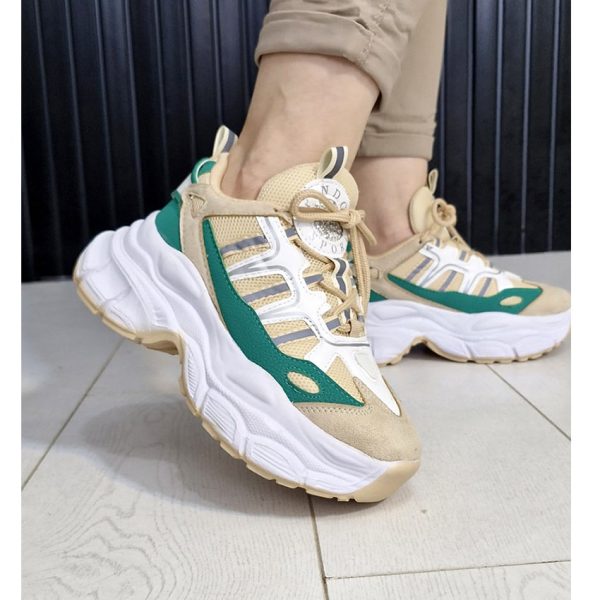 کتونی کرم سبز لژدار - مانتو پاتریس رشت