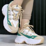 کتونی کرم سبز لژدار - مانتو پاتریس رشت