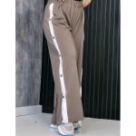 شلوار دورس بغل دکمه نوار سفید