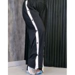 شلوار دورس بغل دکمه نوار سفید