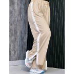 شلوار دورس بغل دکمه نوار سفید