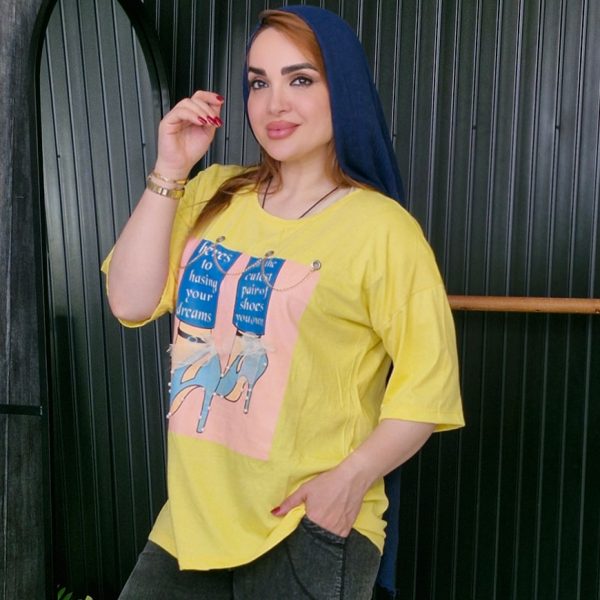 تیشرت چاپ کفش - مانتو پاتریس رشت