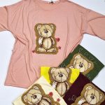 تیشرت لانگ نخ پنبه خرس